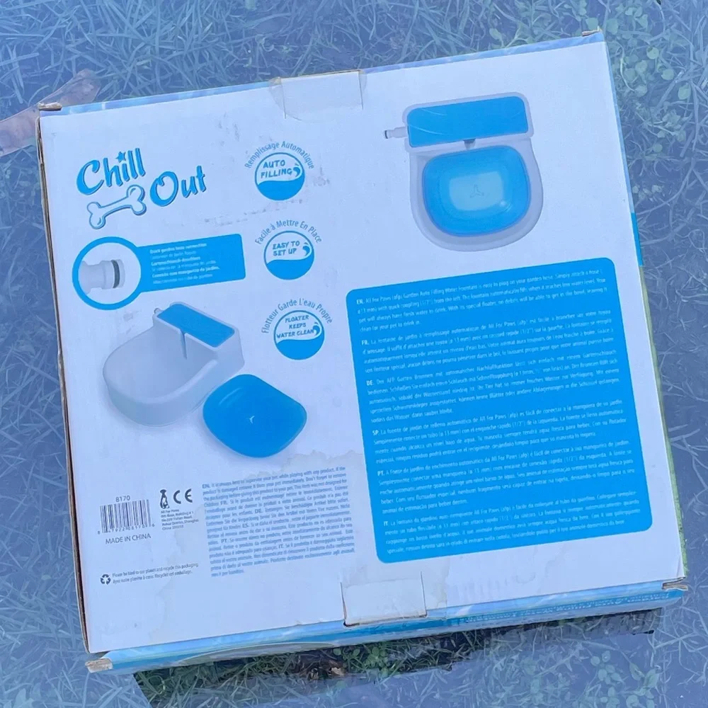 Automatic Filling Water Fountain for Pets by ALL FOR PAWS